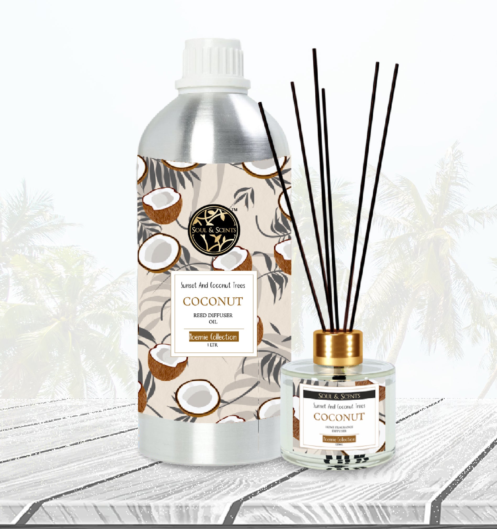 Coconut Reed Diffuser Refill 1 ltr