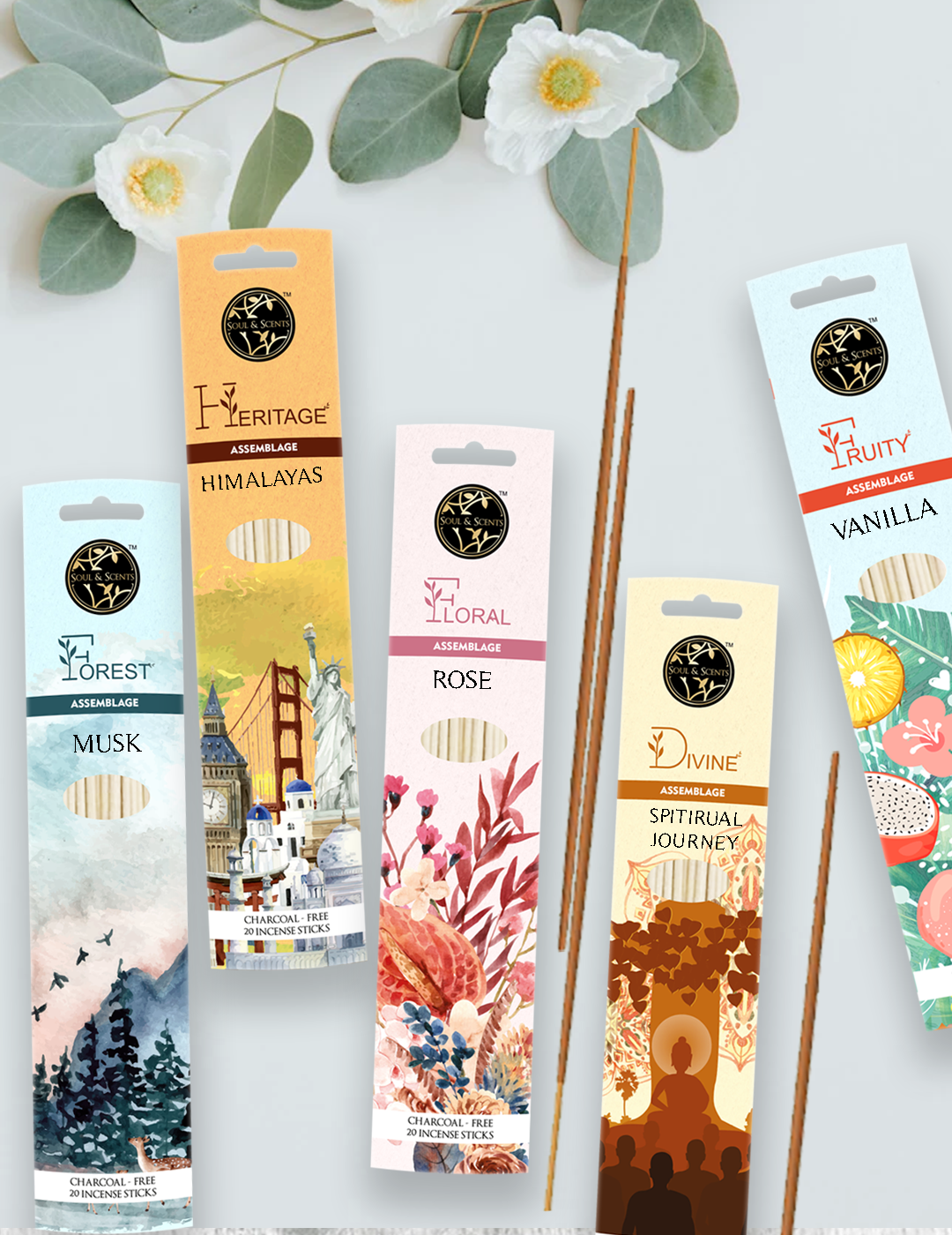 PAUSE & VIBE INCENSE STICK / AGARBATTI COMBO SET