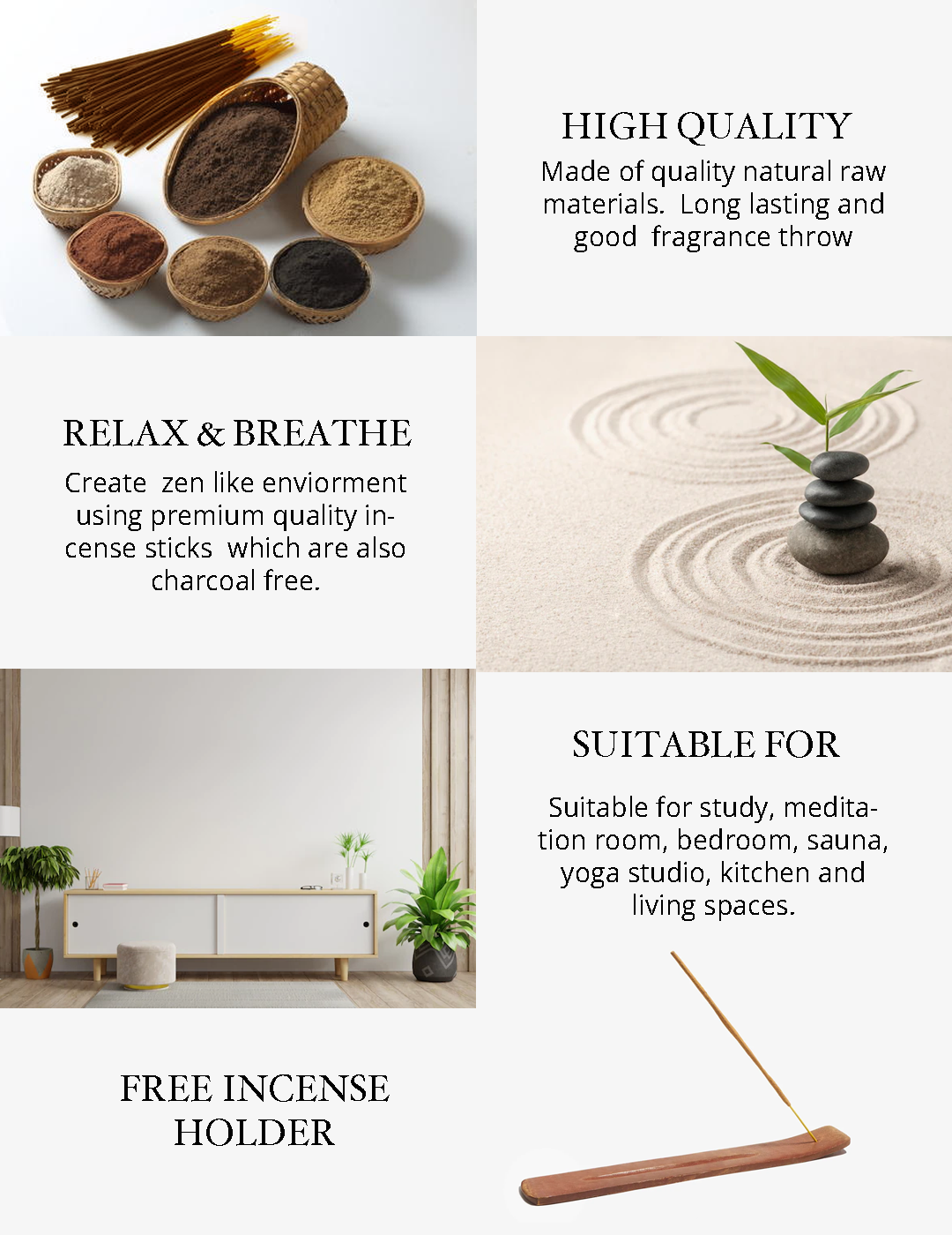 DIVINE BLISS INCENSE STICK / AGARBATTI COMBO SET