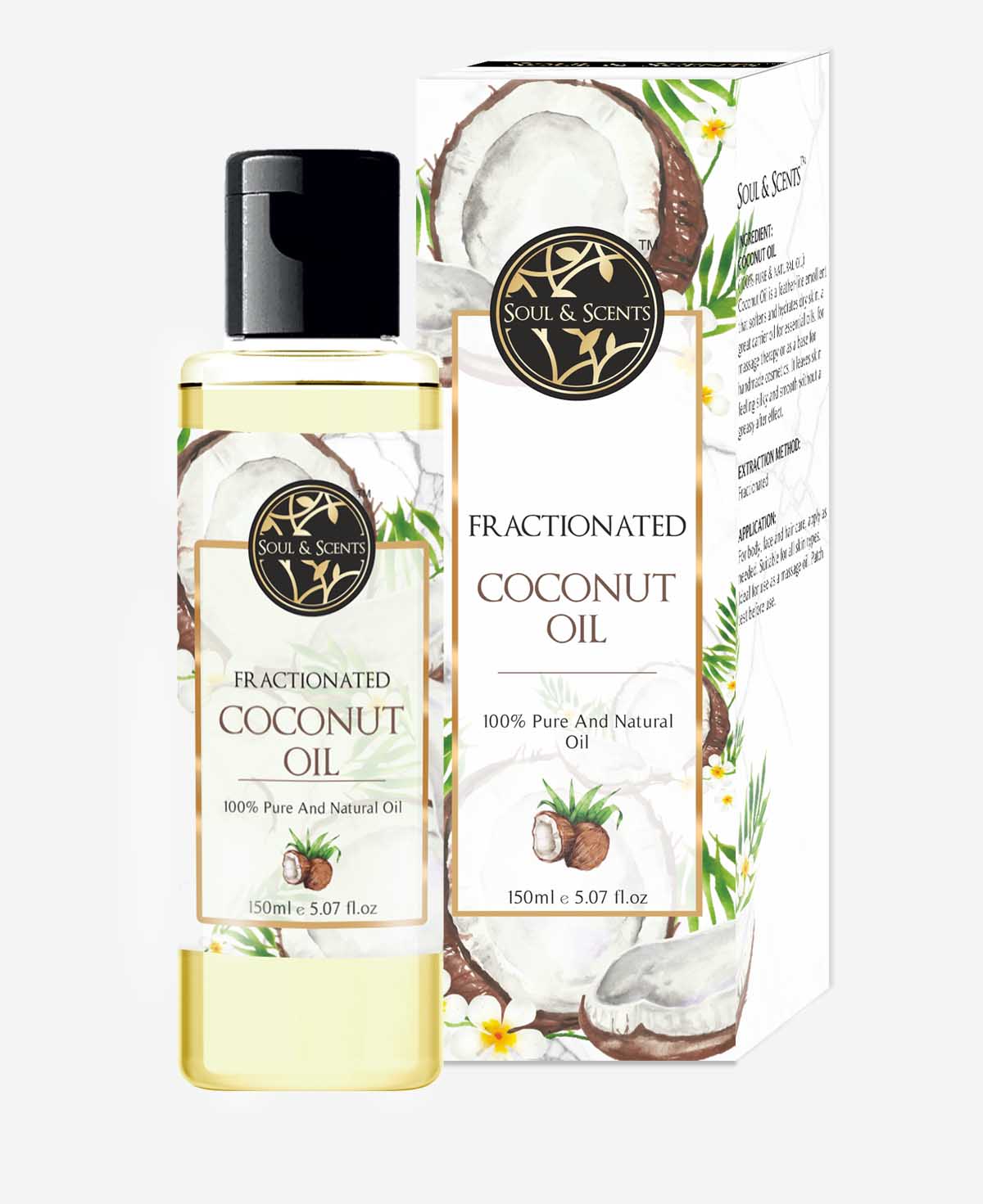 coconut oil; fractionated coconut oil