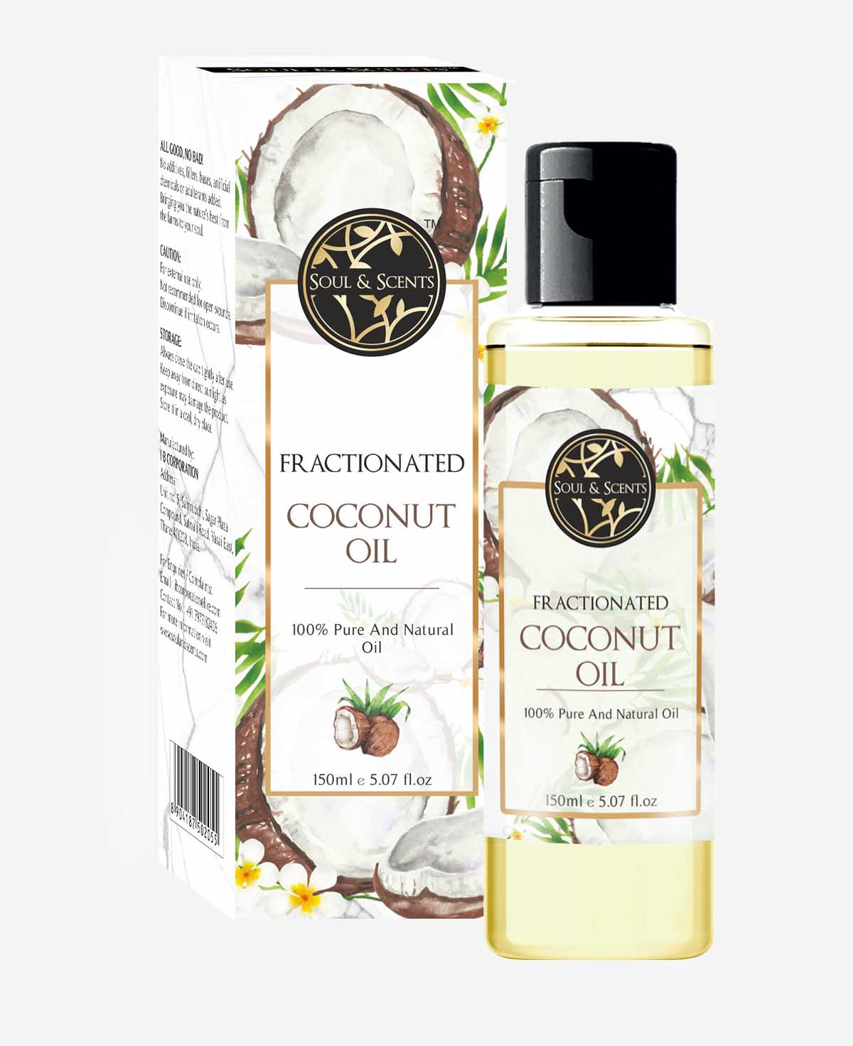 coconut oil; fractionated coconut oil