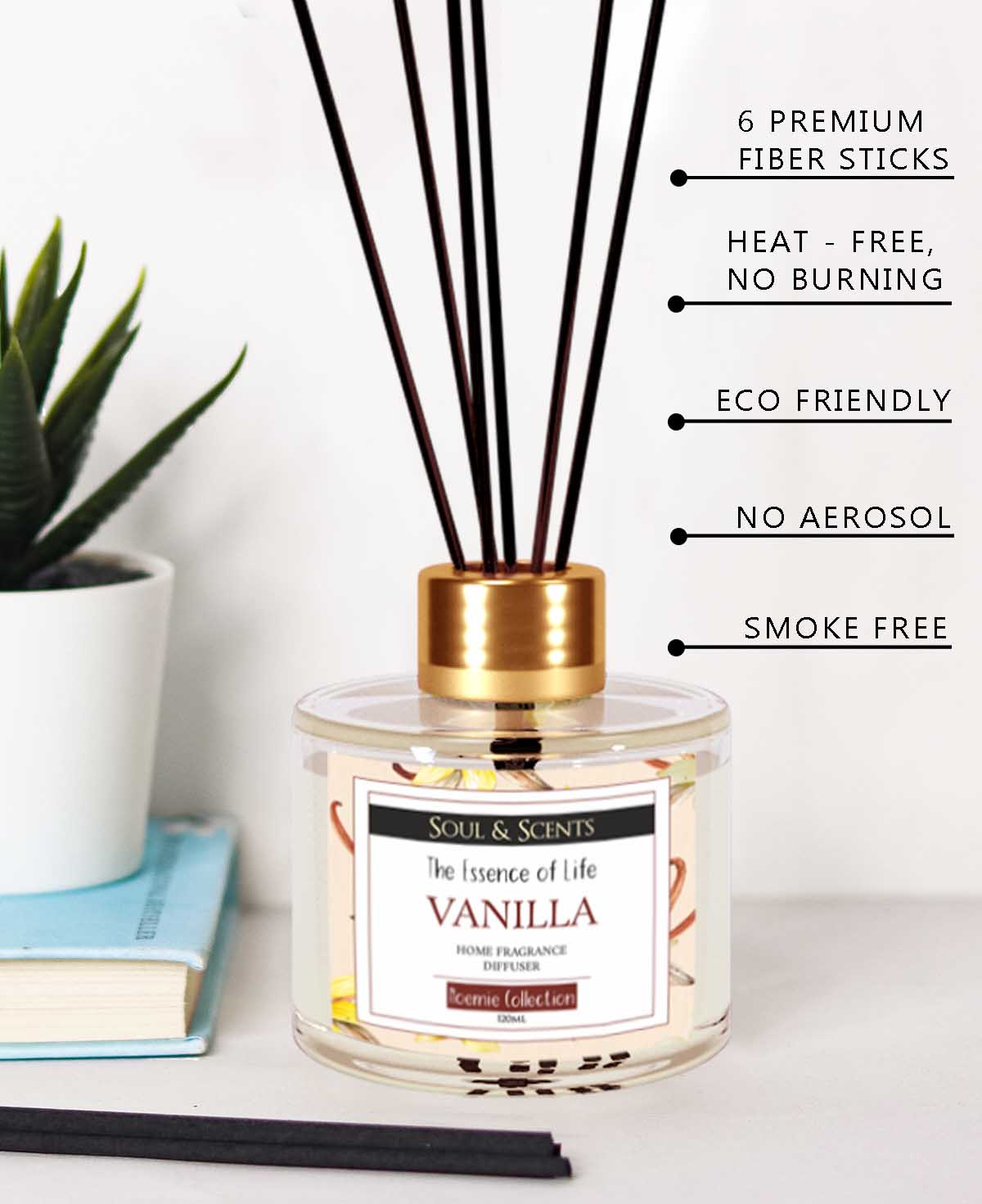 Buy Vanilla Reed Diffuser | Scented Diffuser for Relaxing Atmosphere ...