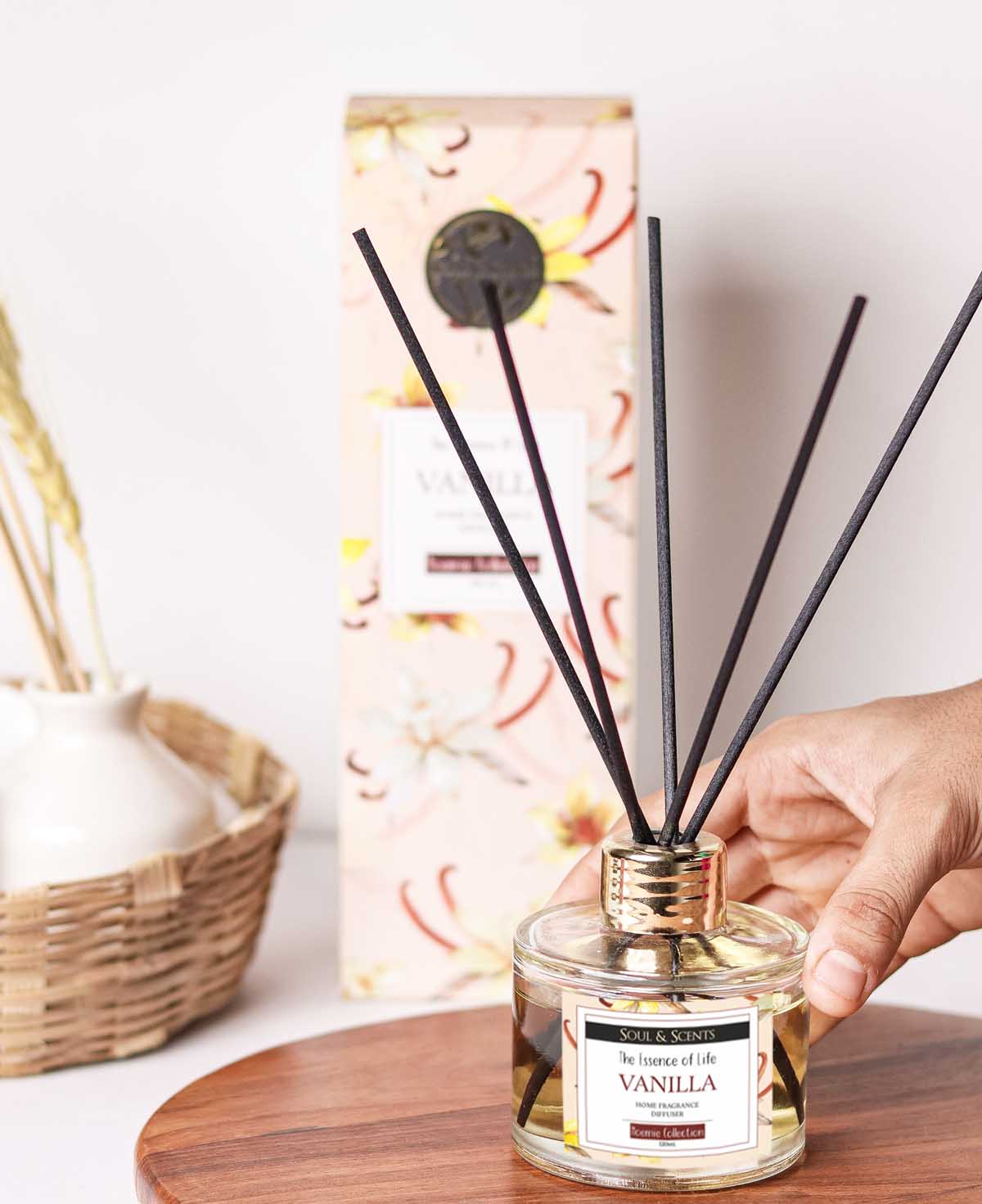 Buy Vanilla Reed Diffuser | Scented Diffuser for Relaxing Atmosphere ...